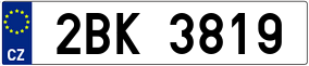 Truck License Plate